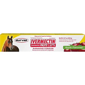 Apple Flavor Ivermectin Paste Dewormer - 6.08g