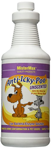 Mister Max Unscented Anti Icky Poo Odor Remover, Quart Size