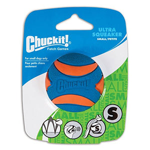 Chuck It (4 Pack) Ultra Squeaker Ball, Small