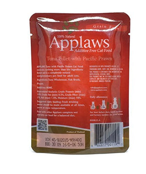 Applaws Grain Free Additive Free Cat Food 5 Flavor Variety Bundle, 2.47 Ounces Each (10 Pouches Total)