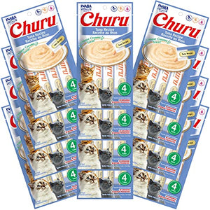 INABA Churu Tuna Recipe Lickable Creamy Purée Cat Treats 48 Tubes