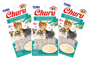 Inaba - Churu Chicken w/ Crab (3-pack)