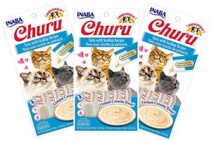 Inaba - Churu Tuna w/ Scallop (3-pack)