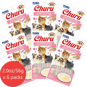 Inaba - Churu Tuna w/ Salmon (6-pack)