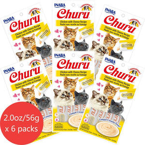 Inaba - Churu Chicken w/ Cheese (6-pack)